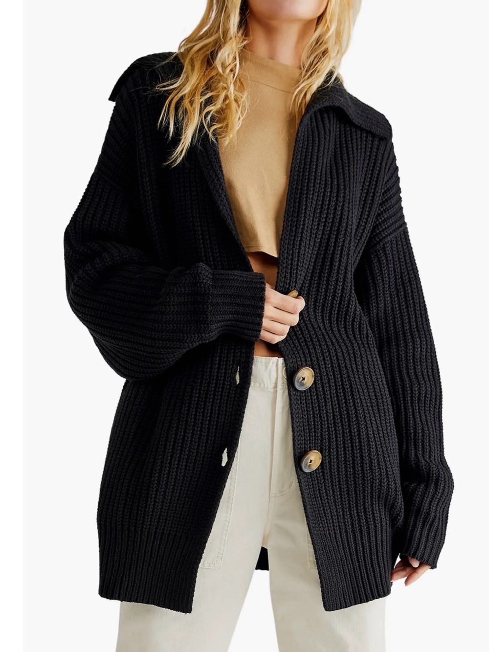 Free People
Women's Swim Too Deep Long Sleeve Cardi Sweater